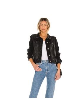 Free people rumors black denim Jacket